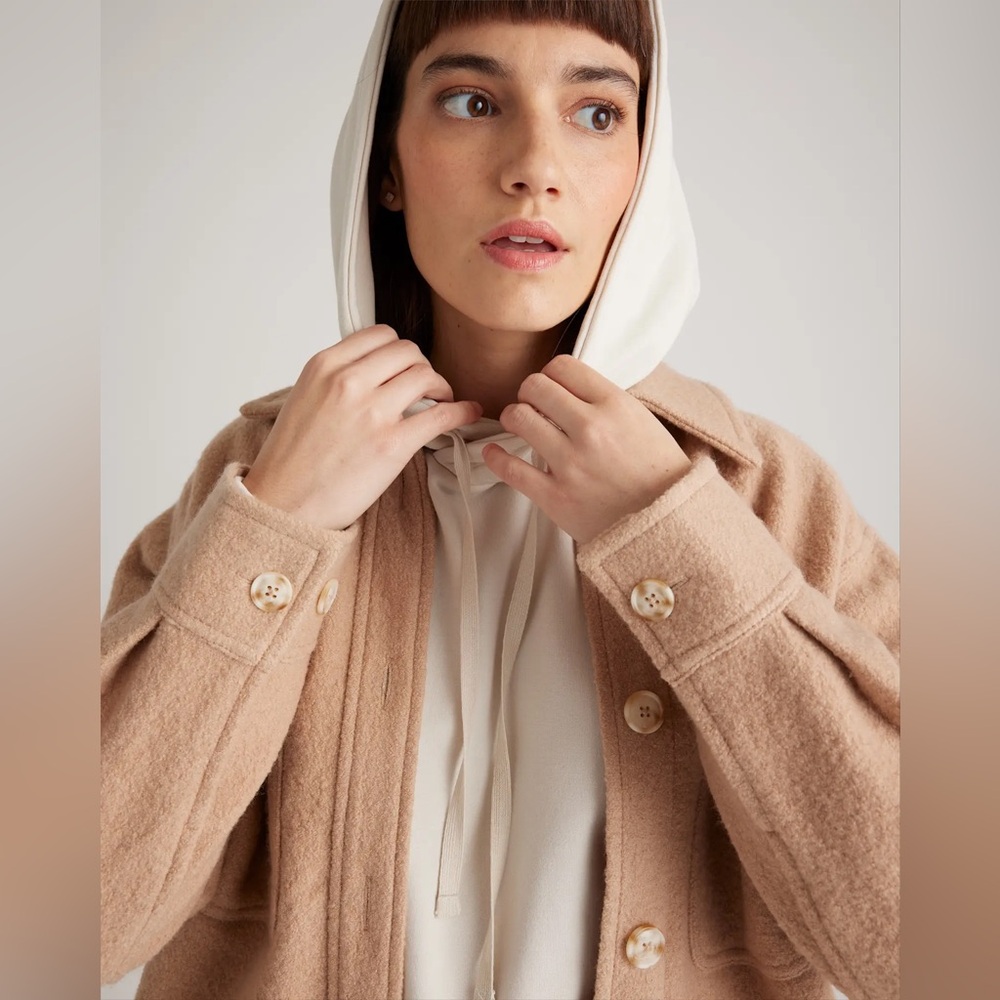 QUINCE SUPERSOFT FLEECE PULLOVER HOODIE - Picture 9 of 9